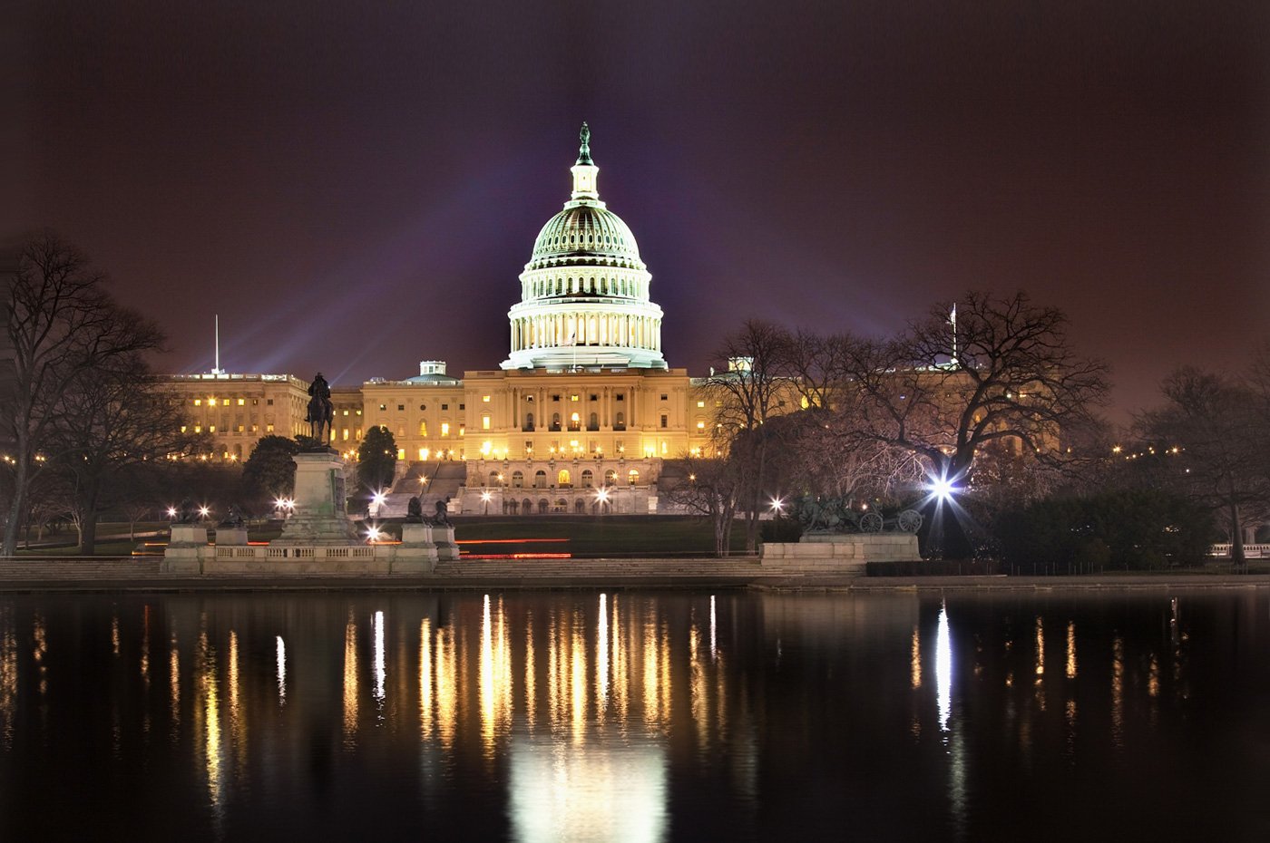 Washington DC at night